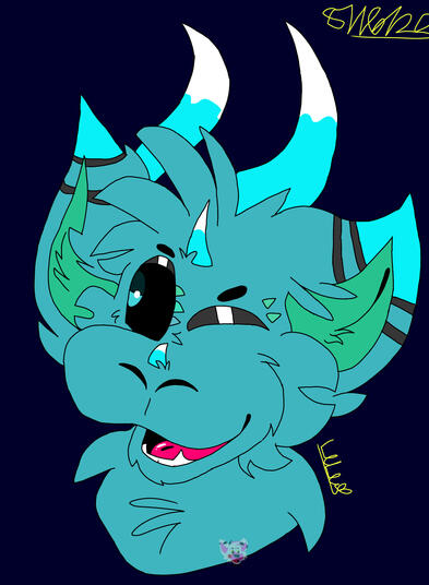 Unshaded colored headshot